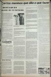 Página do jornal Correio do Ceará de agosto de 1971