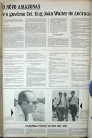 Página do jornal Correio do Ceará de agosto de 1971