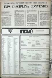 Página do jornal Correio do Ceará de agosto de 1971