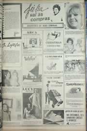 Página do jornal Correio do Ceará de agosto de 1971