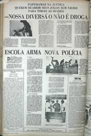 Página do jornal Correio do Ceará de agosto de 1971
