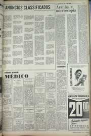 Página do jornal Correio do Ceará de agosto de 1971