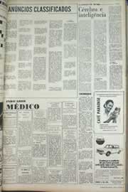 Página do jornal Correio do Ceará de agosto de 1971