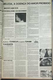 Página do jornal Correio do Ceará de agosto de 1971