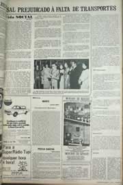 Página do jornal Correio do Ceará de agosto de 1971