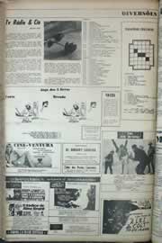 Página do jornal Correio do Ceará de agosto de 1971