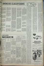 Página do jornal Correio do Ceará de agosto de 1971