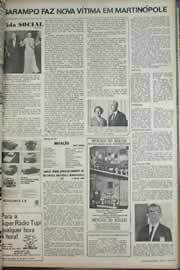 Página do jornal Correio do Ceará de agosto de 1971