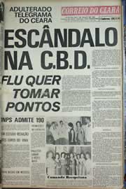 Página do jornal Correio do Ceará de agosto de 1971
