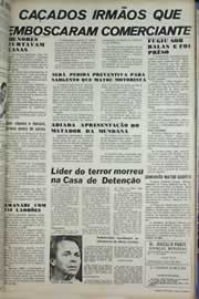 Página do jornal Correio do Ceará de agosto de 1971