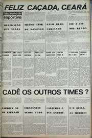 Página do jornal Correio do Ceará de agosto de 1971