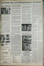 Página do jornal Correio do Ceará de agosto de 1971