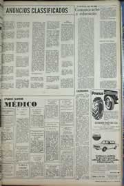 Página do jornal Correio do Ceará de agosto de 1971