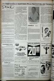 Página do jornal Correio do Ceará de agosto de 1971