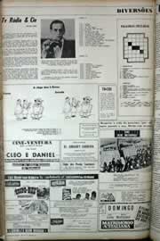 Página do jornal Correio do Ceará de agosto de 1971