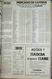 Página do jornal Correio do Ceará de agosto de 1971