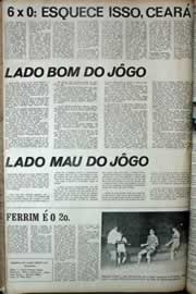 Página do jornal Correio do Ceará de agosto de 1971
