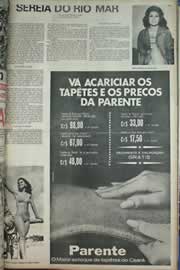 Página do jornal Correio do Ceará de agosto de 1971