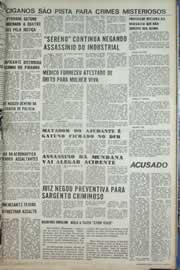 Página do jornal Correio do Ceará de setembro de 1971