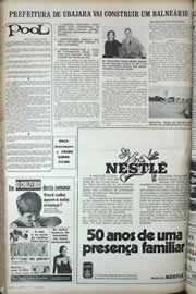 Página do jornal Correio do Ceará de setembro de 1971