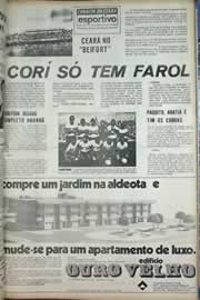 Página do jornal Correio do Ceará de setembro de 1971