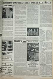 Página do jornal Correio do Ceará de setembro de 1971