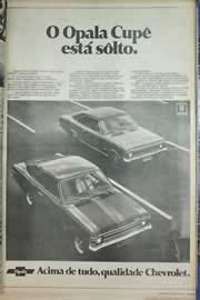 Página do jornal Correio do Ceará de setembro de 1971
