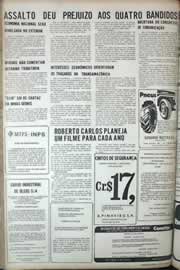 Página do jornal Correio do Ceará de setembro de 1971