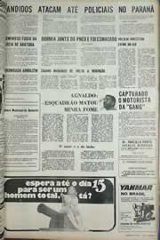 Página do jornal Correio do Ceará de setembro de 1971