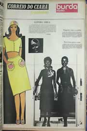 Página do jornal Correio do Ceará de setembro de 1971