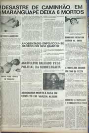 Página do jornal Correio do Ceará de setembro de 1971