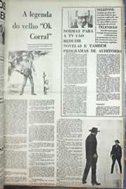 Página do jornal Correio do Ceará de setembro de 1971