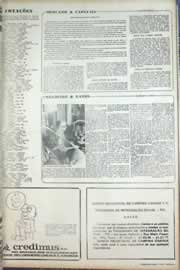 Página do jornal Correio do Ceará de setembro de 1971