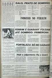 Página do jornal Correio do Ceará de setembro de 1971