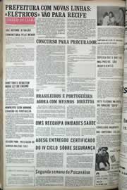 Página do jornal Correio do Ceará de setembro de 1971