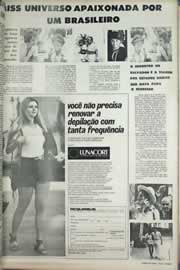 Página do jornal Correio do Ceará de setembro de 1971