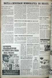 Página do jornal Correio do Ceará de setembro de 1971