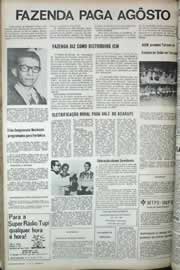 Página do jornal Correio do Ceará de setembro de 1971