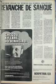 Página do jornal Correio do Ceará de setembro de 1971