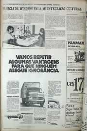 Página do jornal Correio do Ceará de setembro de 1971