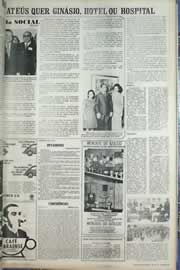 Página do jornal Correio do Ceará de setembro de 1971