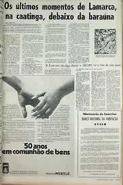 Página do jornal Correio do Ceará de setembro de 1971