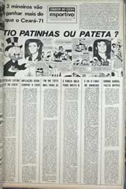 Página do jornal Correio do Ceará de setembro de 1971