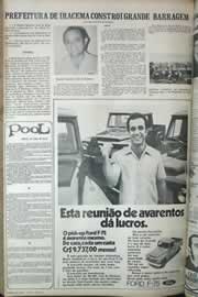 Página do jornal Correio do Ceará de setembro de 1971