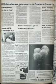 Página do jornal Correio do Ceará de setembro de 1971