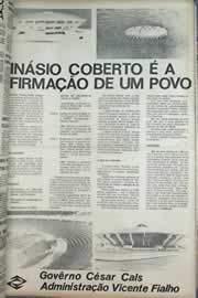 Página do jornal Correio do Ceará de setembro de 1971