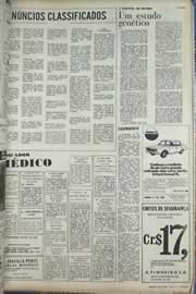 Página do jornal Correio do Ceará de setembro de 1971