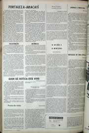 Página do jornal Correio do Ceará de setembro de 1971
