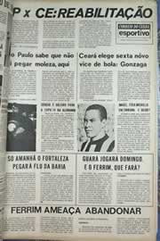 Página do jornal Correio do Ceará de setembro de 1971
