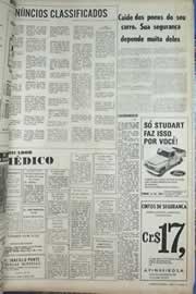 Página do jornal Correio do Ceará de setembro de 1971